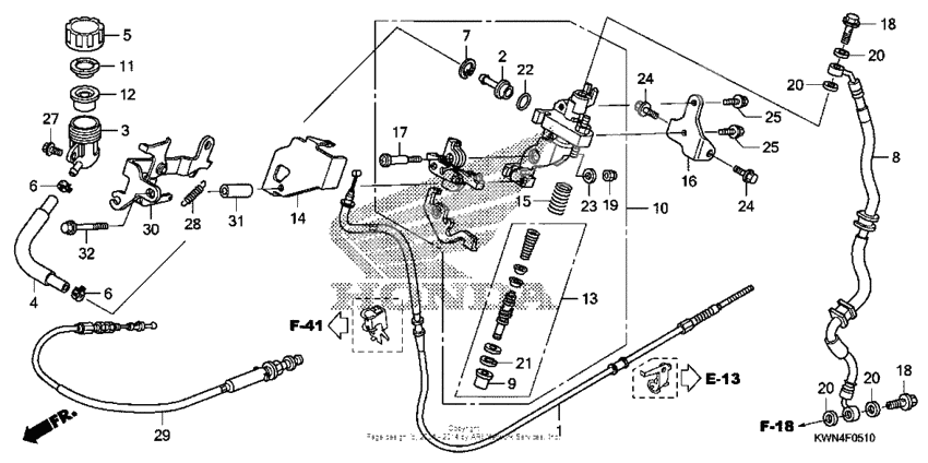 Brake master cylinder (cbs)