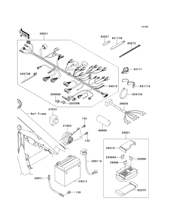 Chassis electrical equipment