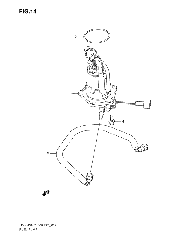 Fuel pump              

                  Rm-z450k8/k9/l0