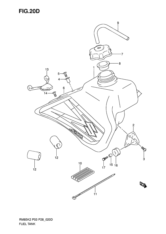 Tank fuel              

                  Model k6