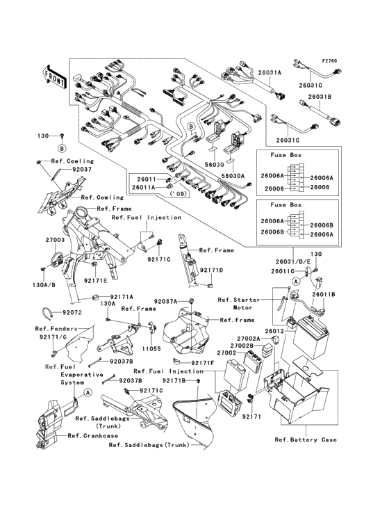 Chassis electrical equipment