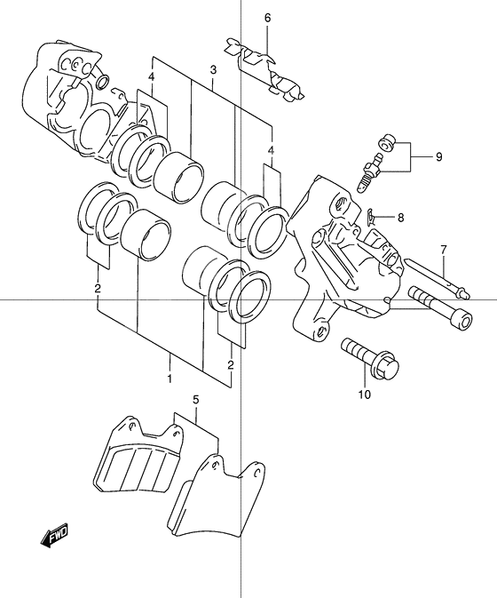 Front caliper