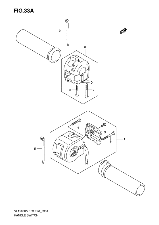 Handle switch              

                  Model k7/k8/k9