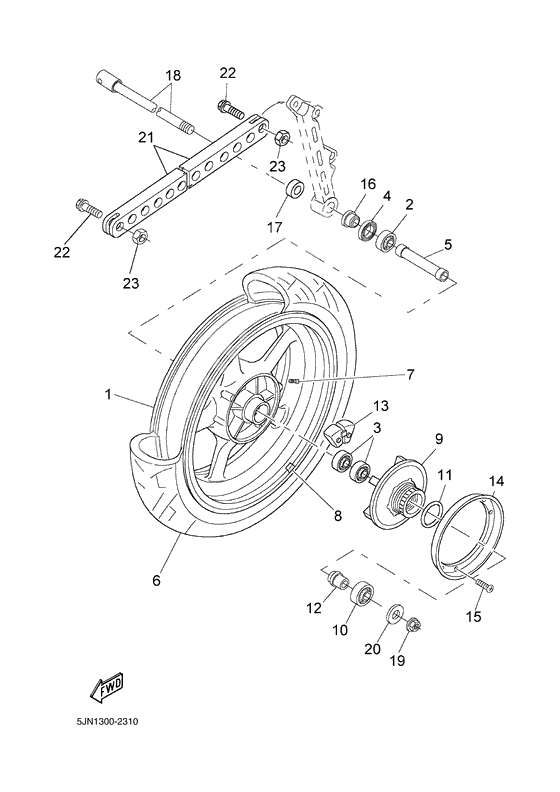 Rear wheel