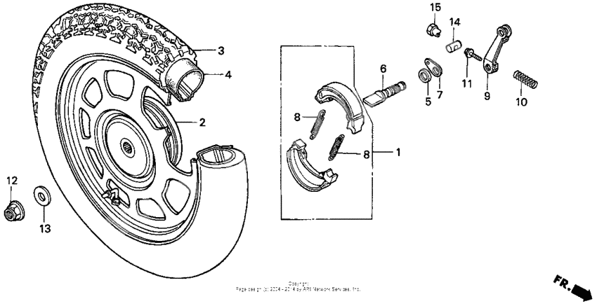 Rear wheel