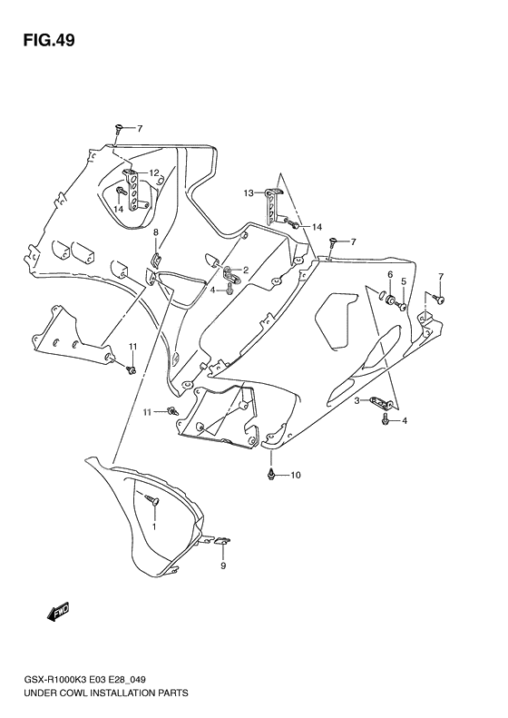 Installation parts