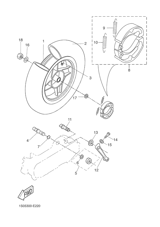 Rear wheel