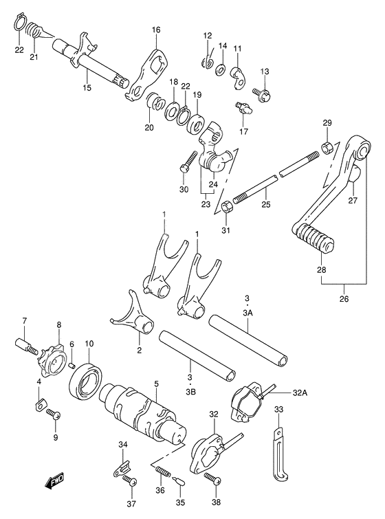 Gear shifting              

                  Model v/w