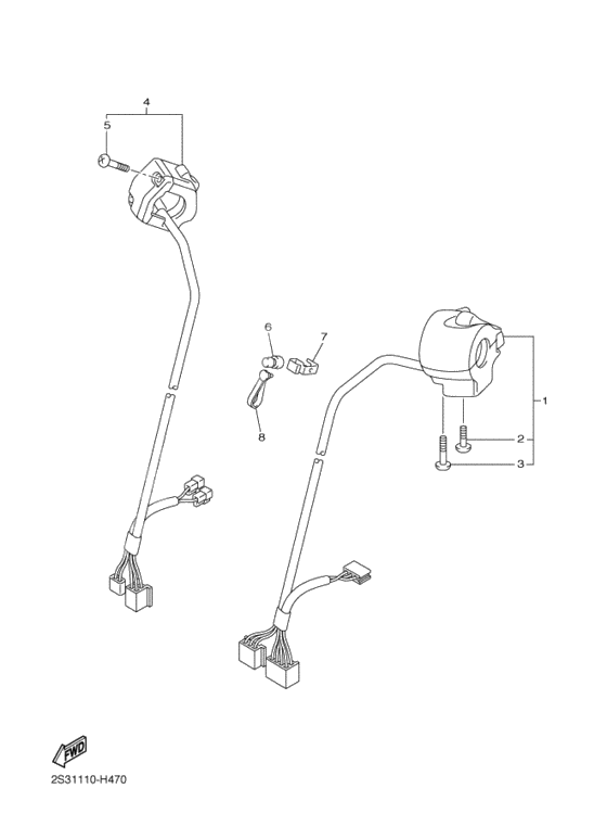 Interruptor manillar&palanc