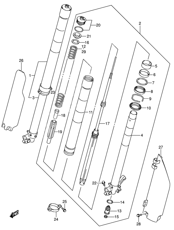 Front damper              

                  Model k2