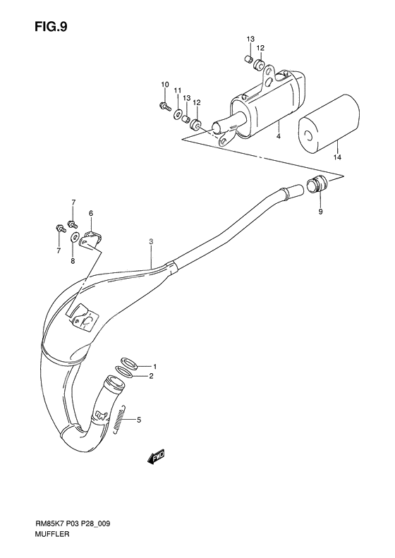 Muffler comp