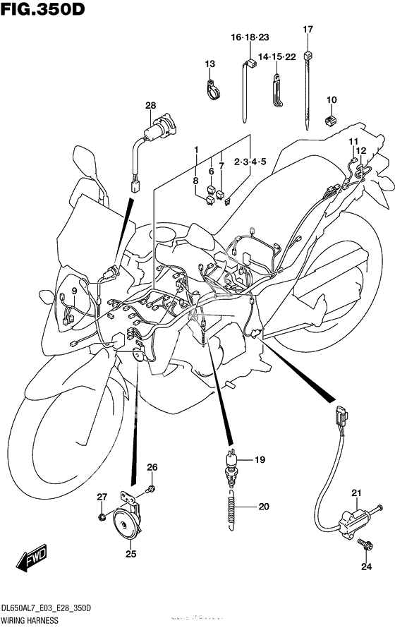 Wiring Harness (Dl650Xal7 E03)