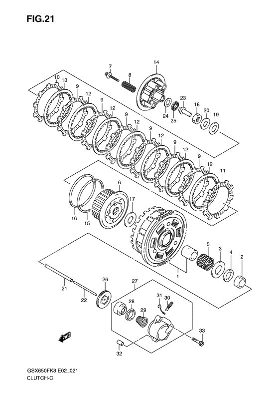 Clutch              

                  Model k8