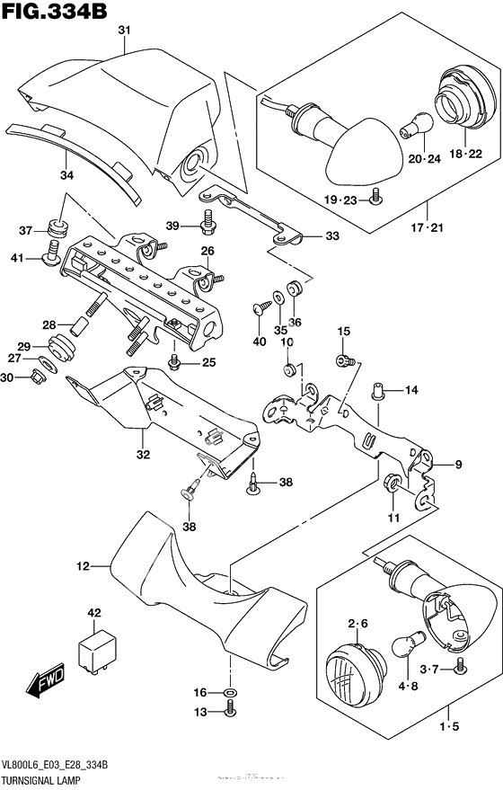 Turnsignal Lamp (Vl800L6 E28)