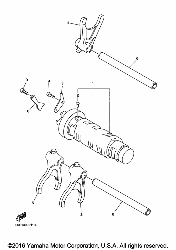 Вал переключения