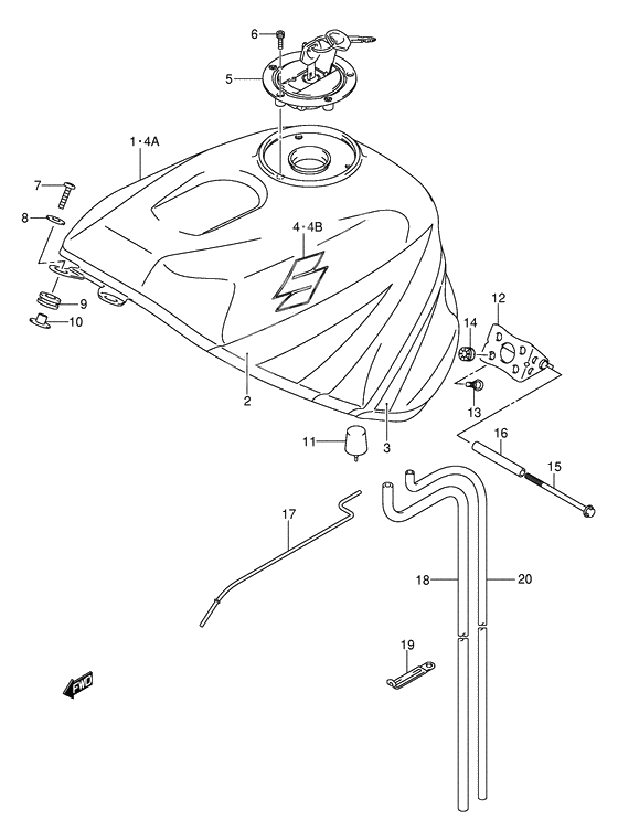 Tank fuel              

                  Model k4