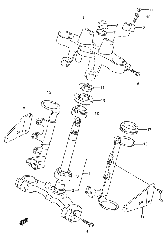 Steering stem