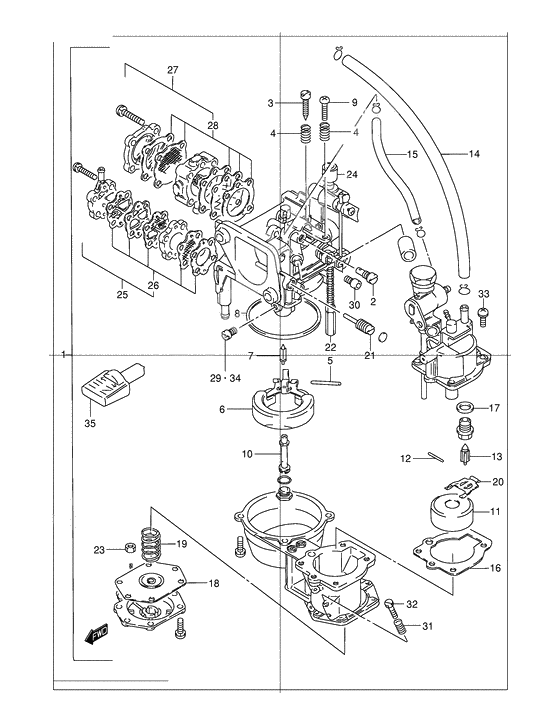 Carburetor assy