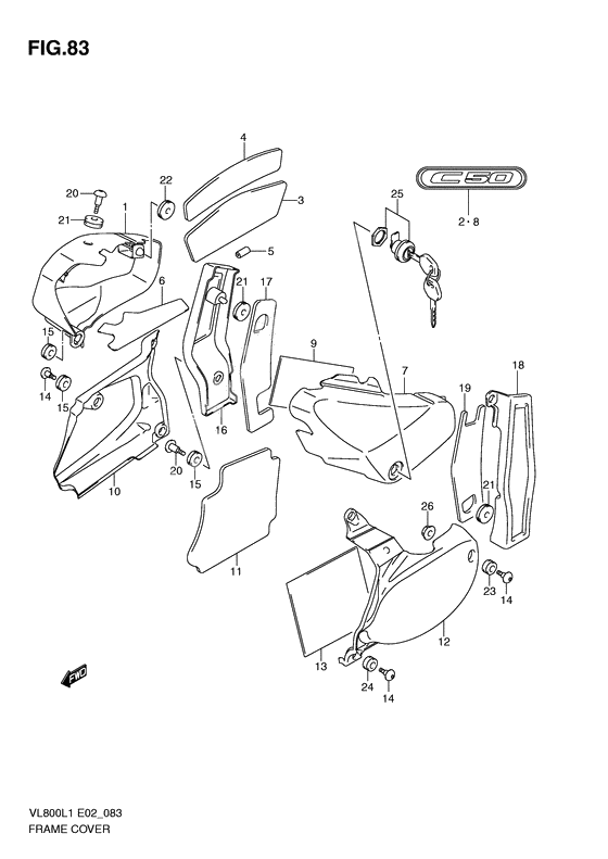 Frame cover              

                  Vl800l1 e24