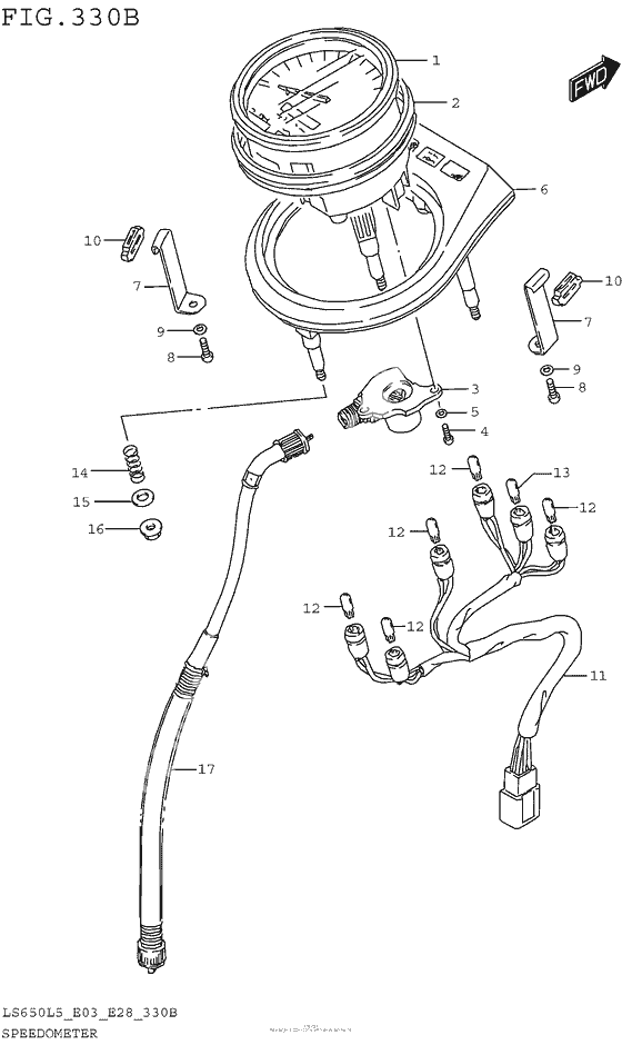 Speedometer (Ls650L5 E28)