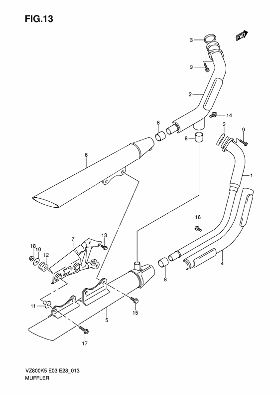 Muffler comp              

                  Model k5/k6/k7/k8