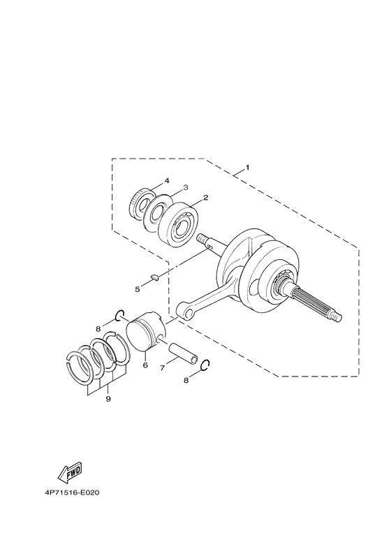 Crankshaft & piston