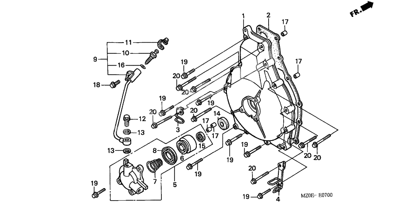 Clutch cover