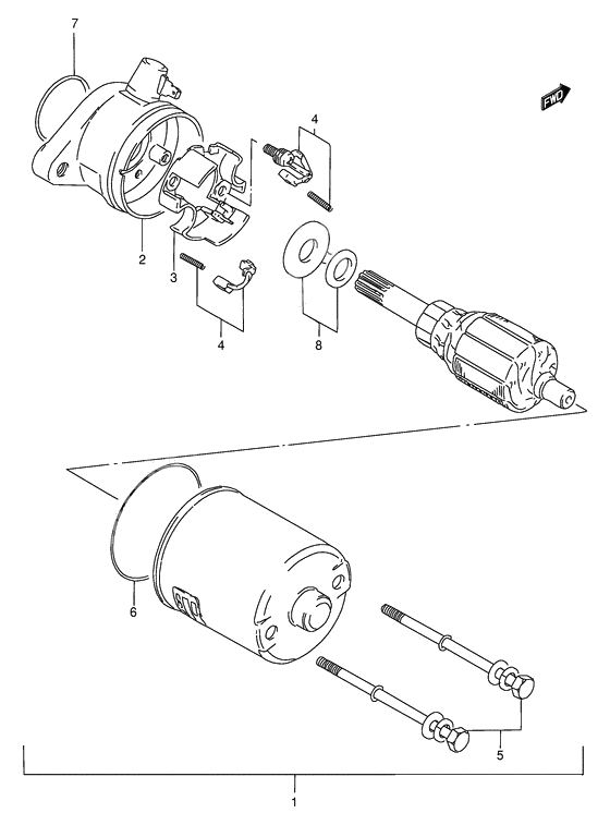 Starter motor              

                  Fb100dg/dr/ds/dv