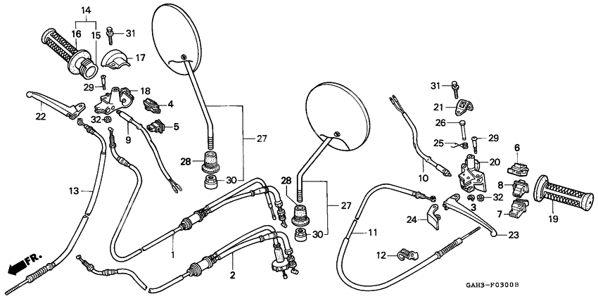 Handle lever/switch/cable              

                  1