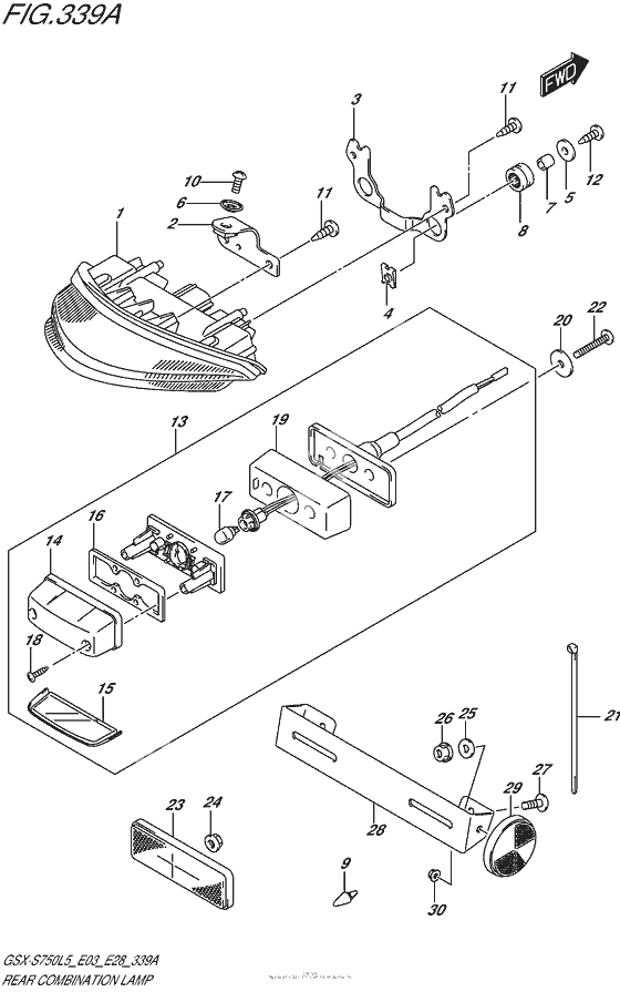 Задний фонарь (Стоп-сигнал)