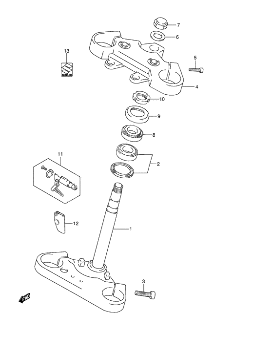 Steering stem