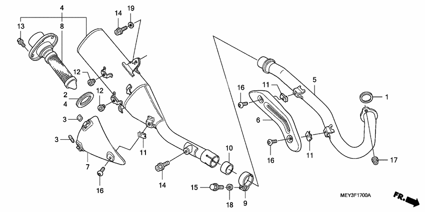 Exhaust muffler