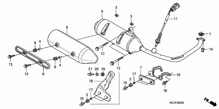 Exhaust muffler