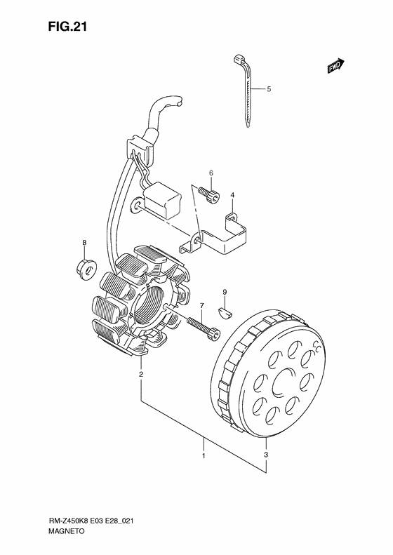 Magneto              

                  Rm-z450k8/k9