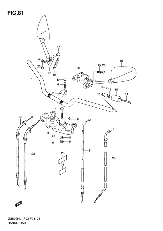 Handlebar              

                  Gs500fh p28