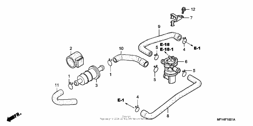 Air injection control valve