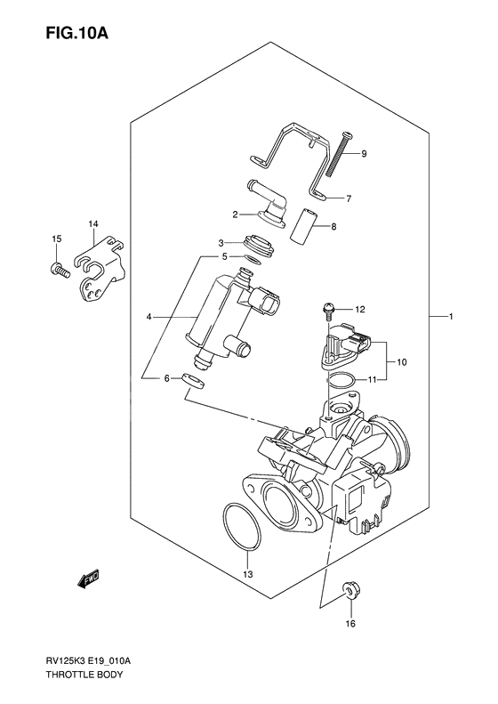 Throttle body              

                  Model k7