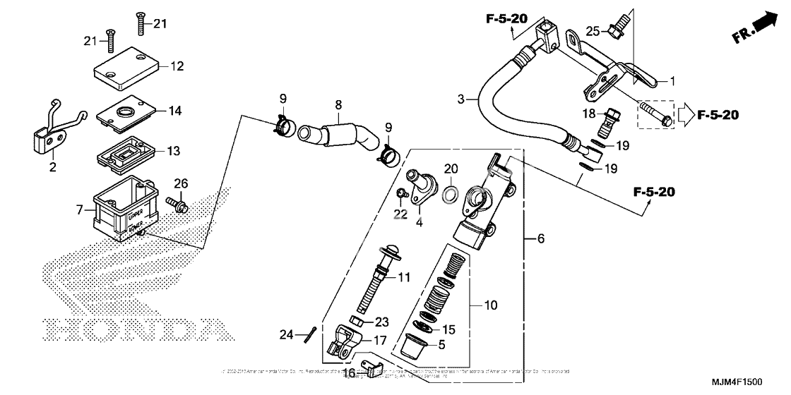 Задний тормозной цилиндр