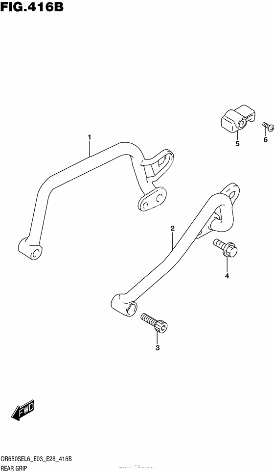 Rear Grip (Dr650Sel6 E28)