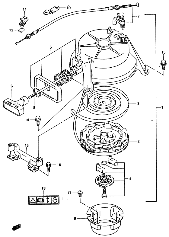 Starter assy recoil