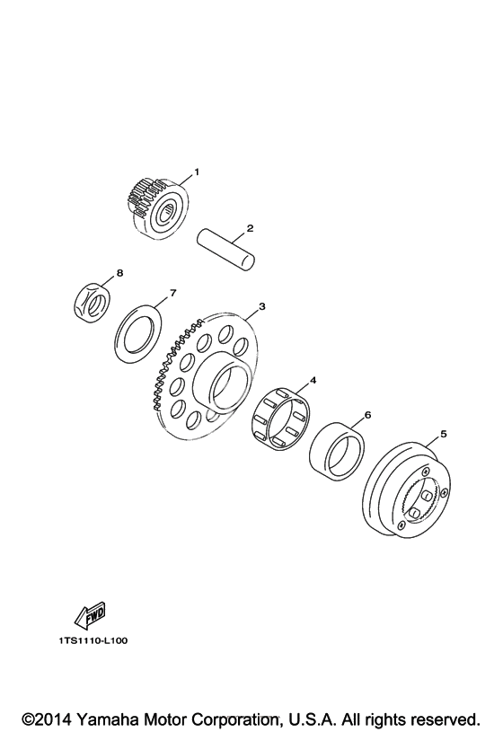 Привод стартера