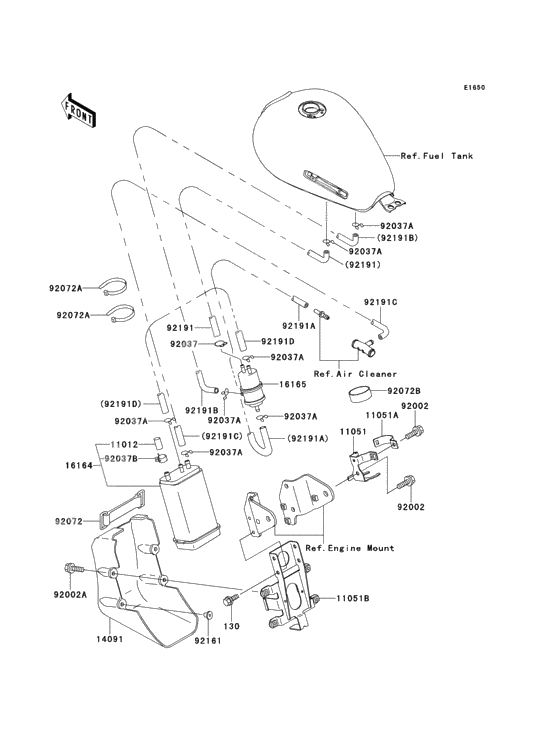 Fuel evaporative system