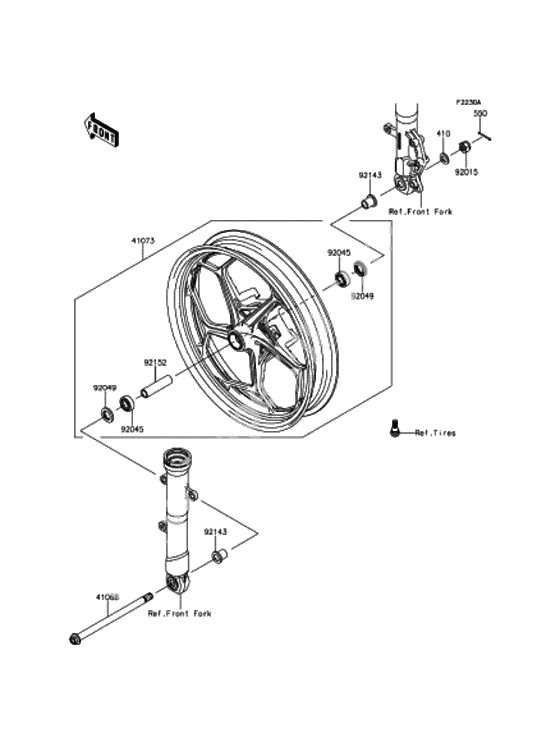 Front hub              

                  CEF