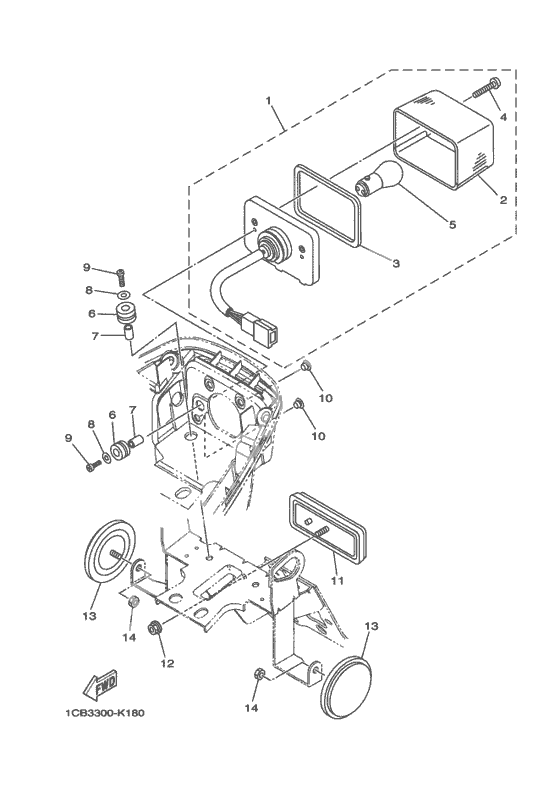 Задний фонарь (Стоп-сигнал)