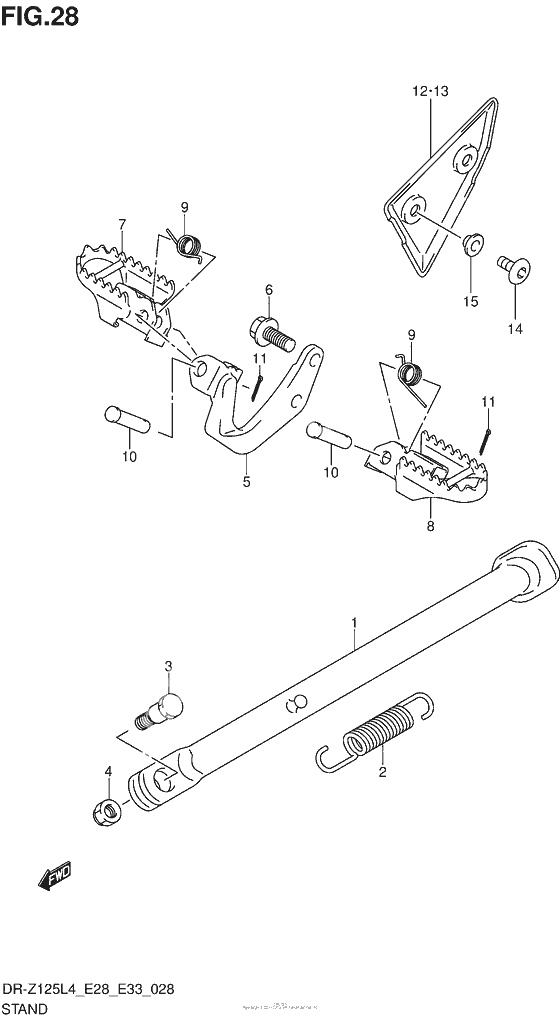 Stand (Dr-Z125L4 E33)