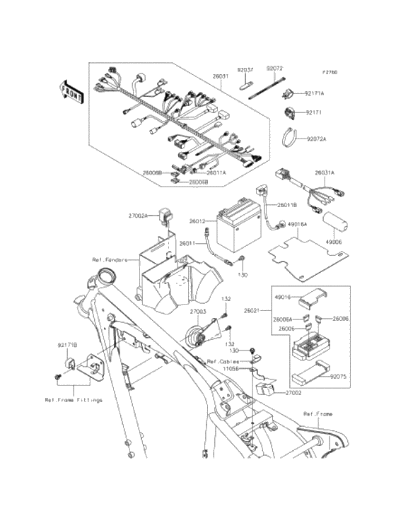 Chassis electrical equipment