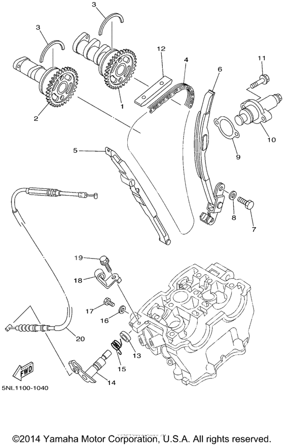 Camshaft chain