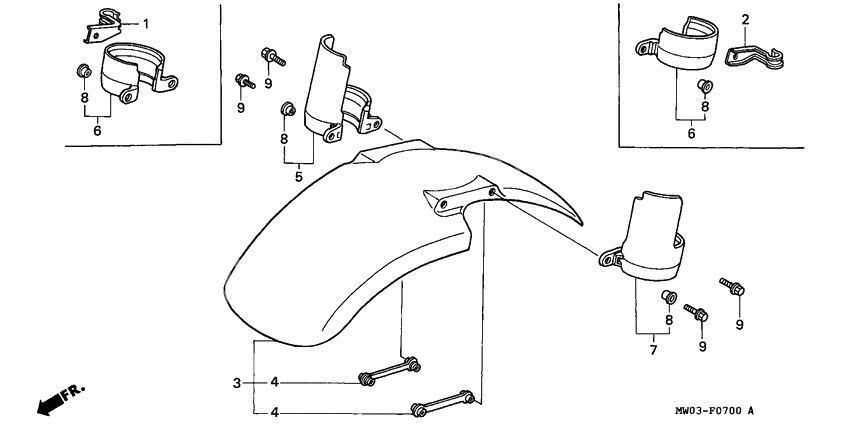 Front fender              

                  1