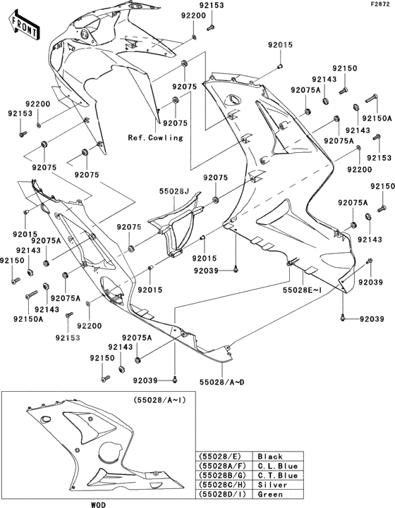 Cowling lowers