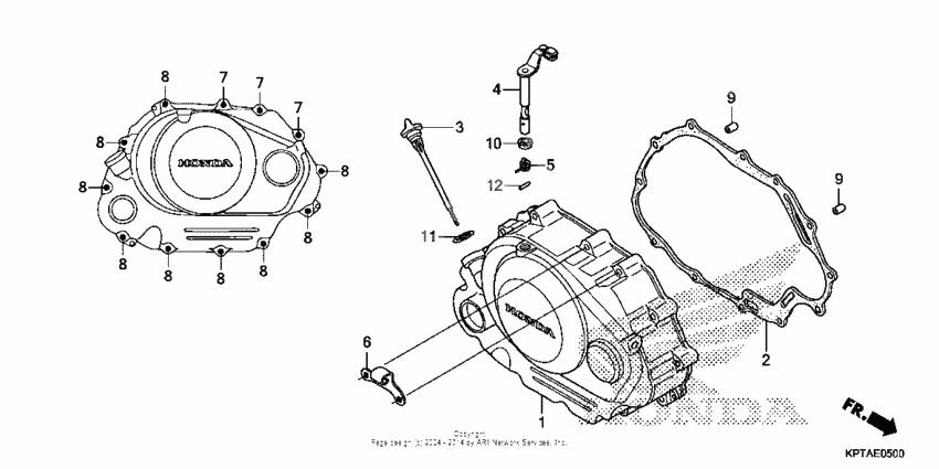 Right crankcase cover